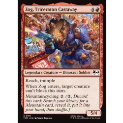画像1: 【ENG】銀河を彷徨うトリケラトン、ゾグ/Zog, Triceraton Castaway[MTG_TMT_0111_C]