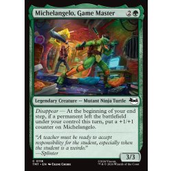 画像1: 【ENG】ゲームマスター、ミケランジェロ/Michelangelo, Game Master[MTG_TMT_0118_C]