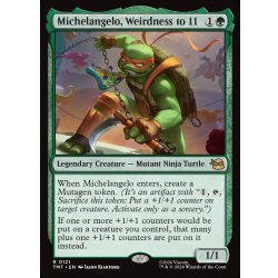 画像1: 【ENG】ぶっとび全開、ミケランジェロ/Michelangelo, Weirdness to 11[MTG_TMT_0121_R]