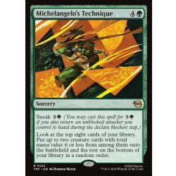 画像1: 【ENG】ミケランジェロの奥義/Michelangelo's Technique[MTG_TMT_0122_R]