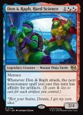 【ENG】ハードサイエンス、ドニーとラフ/Don & Raph, Hard Science[MTG_TMT_0144_R]