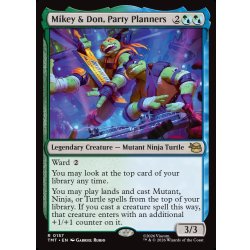 画像1: 【ENG】パーティーはおまかせ、マイキーとドニー/Mikey & Don, Party Planners[MTG_TMT_0157_R]