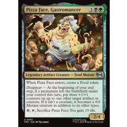 画像1: 【ENG】グルメの魔術師、ピザフェイス/Pizza Face, Gastromancer[MTG_TMT_0163_U]