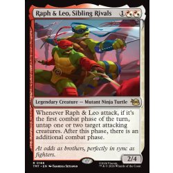 画像1: 【ENG】兄弟でありライバル、ラフとレオ/Raph & Leo, Sibling Rivals[MTG_TMT_0166_R]