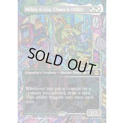 画像1: 【ENG】混沌と秩序、マイキーとレオ/Mikey & Leo, Chaos & Order[MTG_TMT_0200_R]