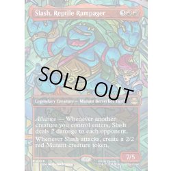画像1: 【ENG】破天荒爬虫類、スラッシュ/Slash, Reptile Rampager[MTG_TMT_0208_R]