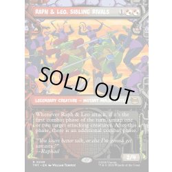 画像1: 【ENG】兄弟でありライバル、ラフとレオ/Raph & Leo, Sibling Rivals[MTG_TMT_0249_R]