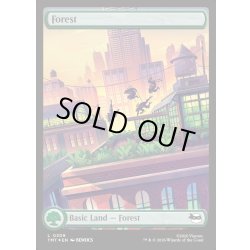 画像1: 【ENG】★Full Art Surge Foil★森/Forest[MTG_TMT_0309_C]