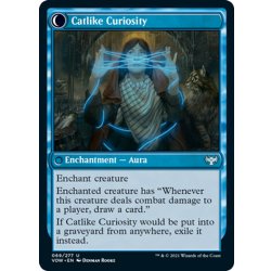 画像2: 【ENG】悪戯な猫霊/猫じみた好奇心/Mischievous Catgeist/Catlike Curiosity[MTG_VOW_069U]