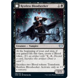 画像1: 【ENG】眠れぬ求血者/血に染まりし歓楽者/Restless Bloodseeker/Bloodsoaked Reveler[MTG_VOW_128U]