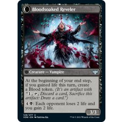 画像2: 【ENG】眠れぬ求血者/血に染まりし歓楽者/Restless Bloodseeker/Bloodsoaked Reveler[MTG_VOW_128U]