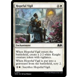 画像1: 【ENG】希望ある祈祷/Hopeful Vigil[MTG_WOE_0017_C]