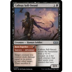 画像1: 【ENG】無感情の売剣/Callous Sell-Sword[MTG_WOE_0221_U]