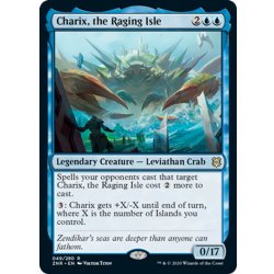 画像1: 【ENG】怒り狂う島嶼、キャリクス/Charix, the Raging Isle[MTG_ZNR_049R]