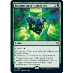 画像1: 【ENG】★Foil★豊穣の碑文/Inscription of Abundance[MTG_ZNR_186R]