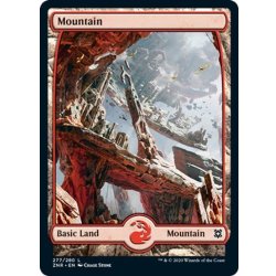 画像1: 【ENG】★Foil★山/Mountain[MTG_ZNR_277L]