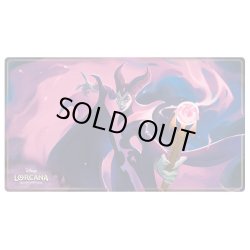 画像1: 公式プレイマット「マレフィセント 竜視眈々」ディズニー・ロルカナ・TCG(1個)[ロルカナ新品]