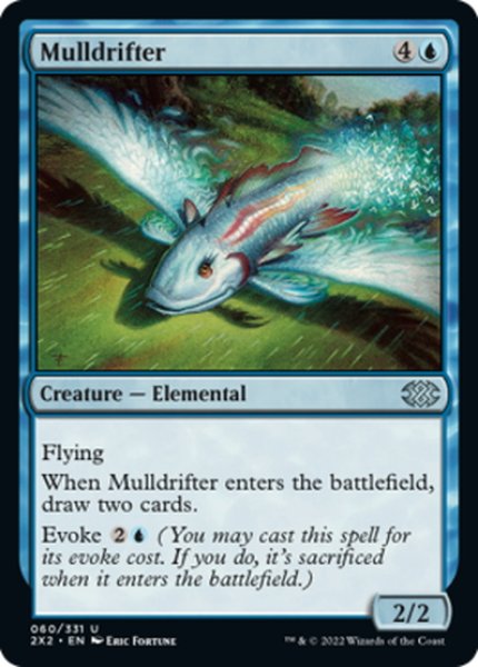 画像1: 【ENG】★Foil★熟考漂い/Mulldrifter[MTG_2X2_060U] (1)