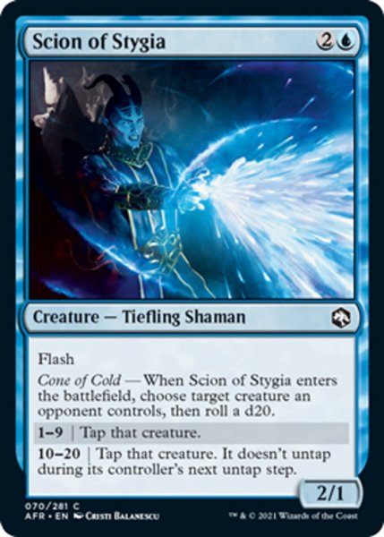画像1: 【ENG】ステュギアの末裔/Scion of Stygia[MTG_AFR_070C] (1)