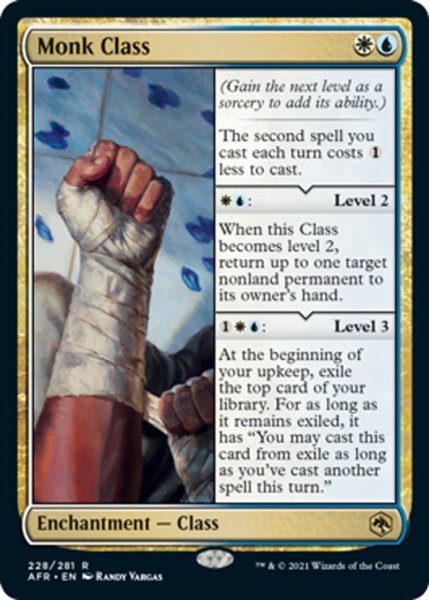 画像1: 【ENG】モンク・クラス/Monk Class[MTG_AFR_228R] (1)