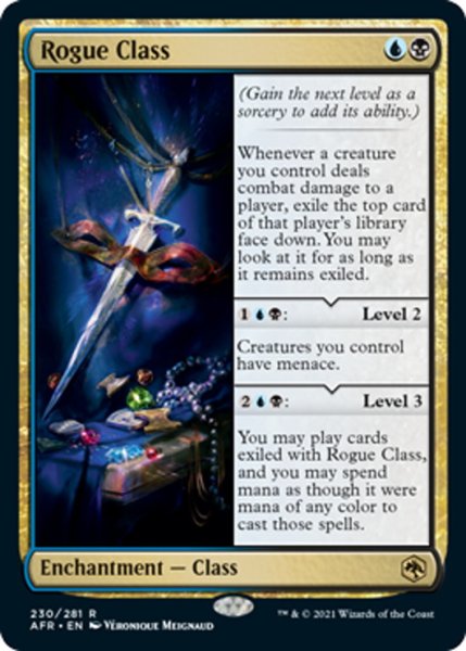 画像1: 【ENG】ローグ・クラス/Rogue Class[MTG_AFR_230R] (1)