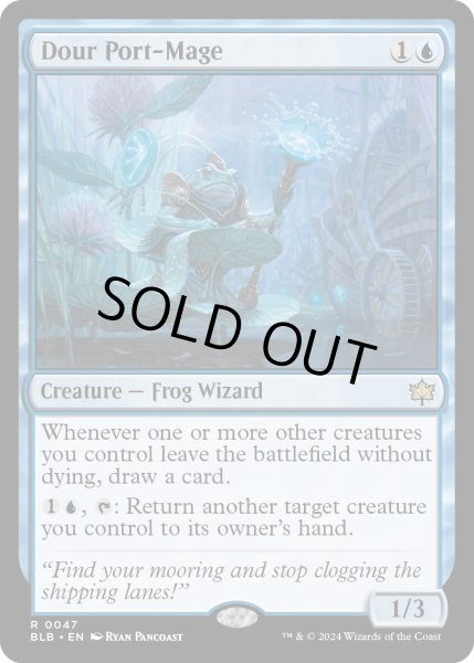 画像1: 【ENG】陰気な港魔道士/Dour Port-Mage [MTG_BLB_0047_R] (1)