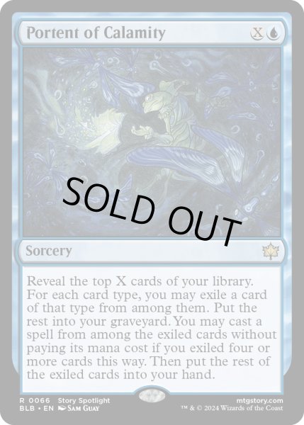 画像1: 【ENG】災厄の先触れ/Portent of Calamity [MTG_BLB_0066_R] (1)