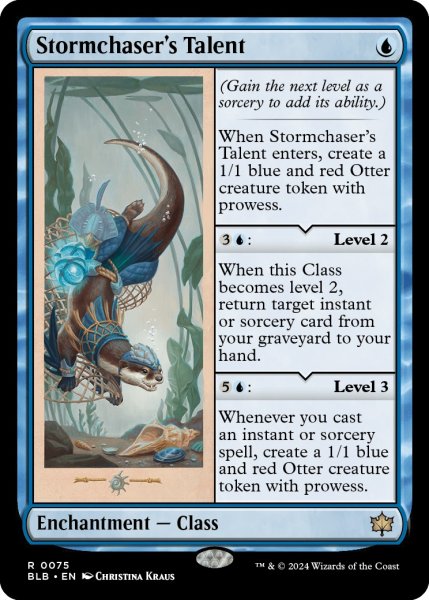 画像1: 【ENG】★Foil★嵐追いの才能/Stormchaser's Talent [MTG_BLB_0075_R] (1)
