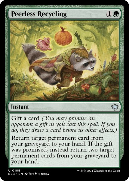 画像1: 【ENG】無双の再利用/Peerless Recycling [MTG_BLB_0188_U] (1)