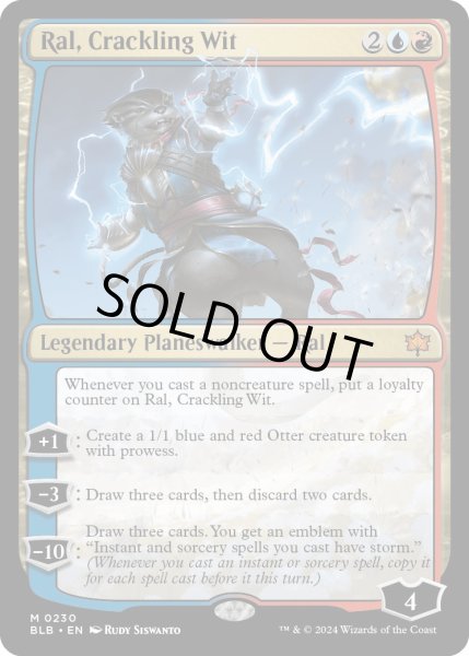 画像1: 【ENG】轟く機知、ラル/Ral, Crackling Wit [MTG_BLB_0230_M] (1)