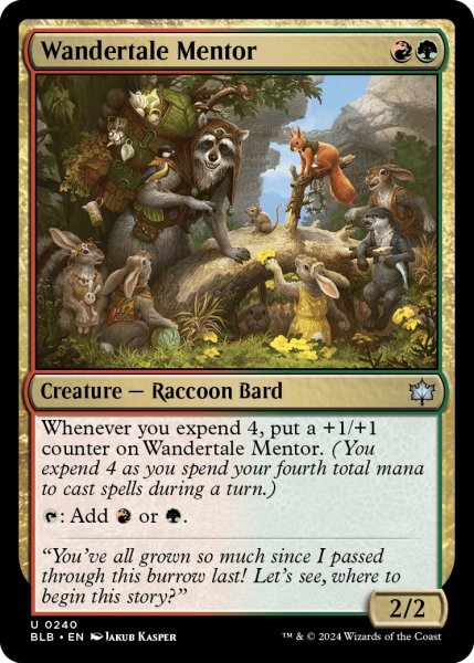 画像1: 【ENG】放浪語りの導師/Wandertale Mentor [MTG_BLB_0240_U] (1)