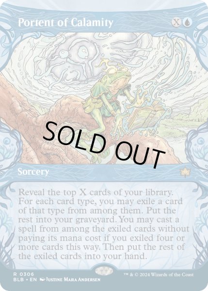 画像1: 【ENG】■ショーケース■災厄の先触れ/Portent of Calamity [MTG_BLB_0306_R] (1)