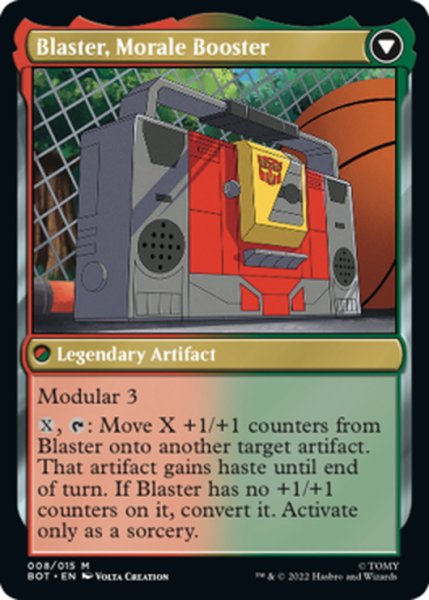 画像2: 【ENG】戦闘DJ、ブラスター/Blaster, Combat Dj//鼓舞する者、ブラスター/Blaster, Morale Booster[MTG_BOT_008R] (2)