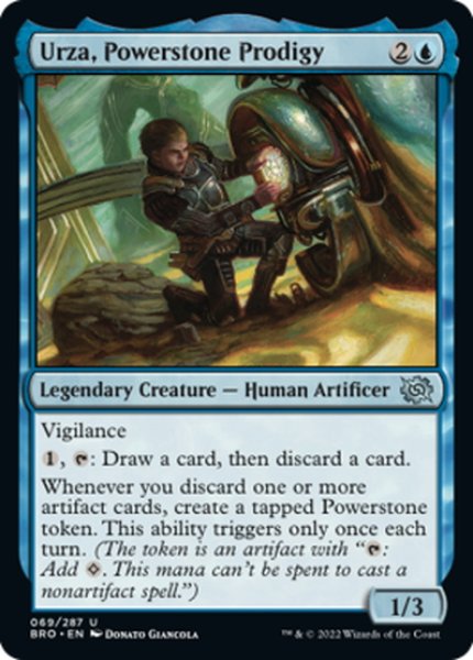 画像1: 【ENG】パワーストーンの神童、ウルザ/Urza, Powerstone Prodigy[MTG_BRO_069U] (1)