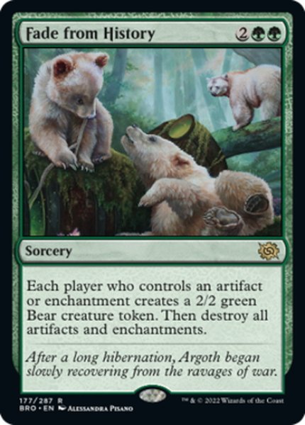 画像1: 【ENG】歴史の彼方/Fade from History[MTG_BRO_177R] (1)