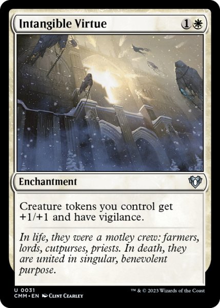 画像1: 【ENG】無形の美徳/Intangible Virtue[MTG_CMM_0031U] (1)