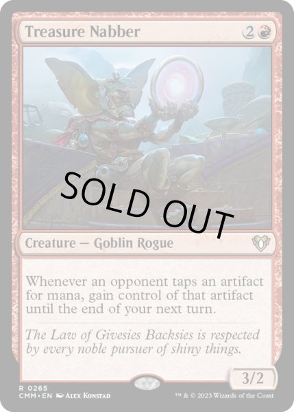 画像1: 【ENG】宝捕り/Treasure Nabber[MTG_CMM_0265R] (1)