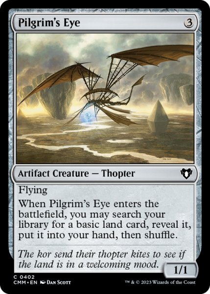 画像1: 【ENG】巡礼者の目/Pilgrim's Eye[MTG_CMM_0402C] (1)