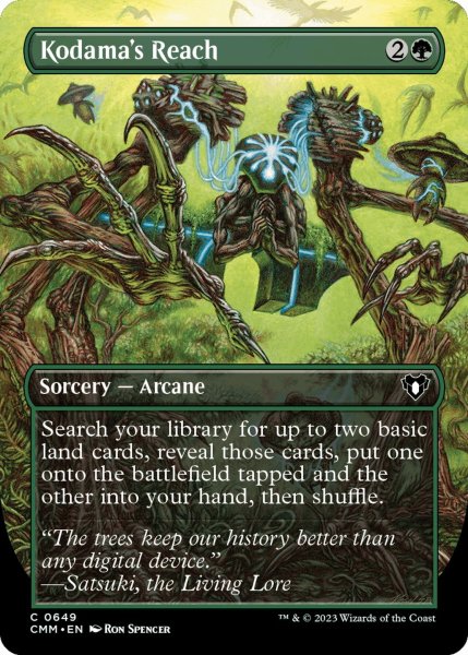 画像1: 【ENG】木霊の手の内/Kodama's Reach[MTG_CMM_0649C] (1)