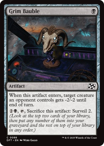 画像1: 【ENG】不気味なガラクタ/Grim Bauble [MTG_DFT_0088_C] (1)