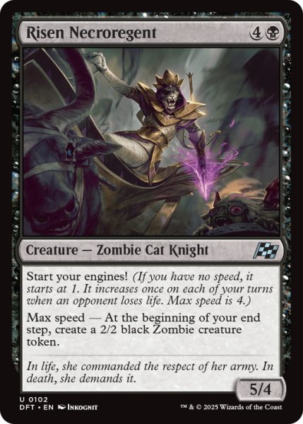 画像1: 【ENG】甦りし屍執政/Risen Necroregent [MTG_DFT_0102_U] (1)