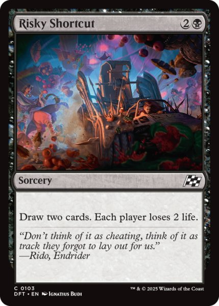 画像1: 【ENG】危険な近道/Risky Shortcut [MTG_DFT_0103_C] (1)