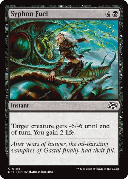 画像1: 【ENG】燃料吸引/Syphon Fuel [MTG_DFT_0108_C] (1)