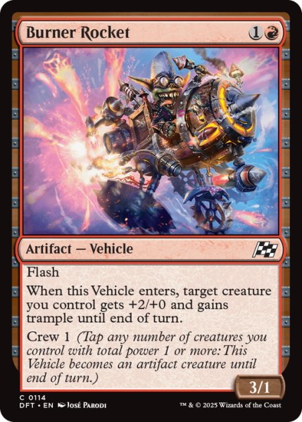画像1: 【ENG】燃焼ロケット/Burner Rocket [MTG_DFT_0114_C] (1)