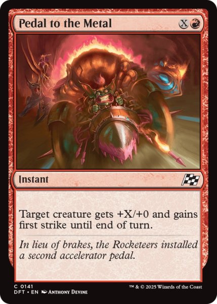 画像1: 【ENG】アクセルべた踏み/Pedal to the Metal [MTG_DFT_0141_C] (1)