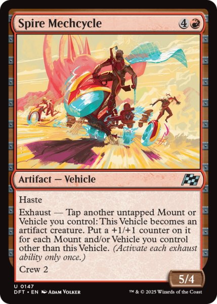 画像1: 【ENG】クラウドスパイアの機動二輪車/Spire Mechcycle [MTG_DFT_0147_U] (1)