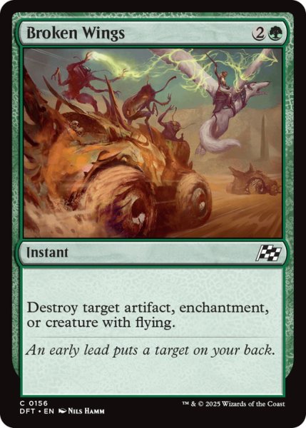 画像1: 【ENG】壊れた翼/Broken Wings [MTG_DFT_0156_C] (1)
