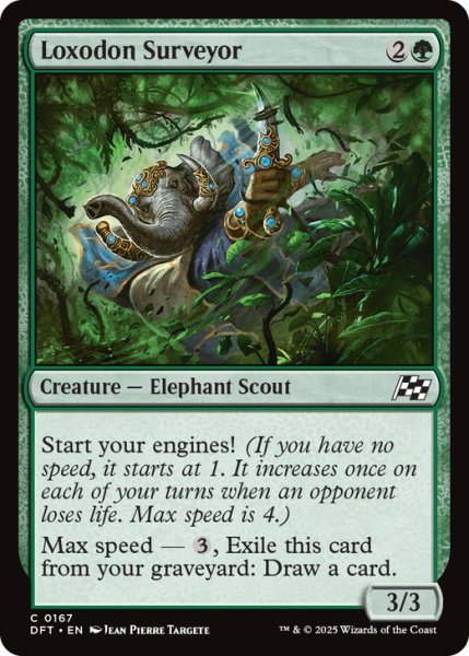 画像1: 【ENG】ロクソドンの偵察員/Loxodon Surveyor [MTG_DFT_0167_C] (1)