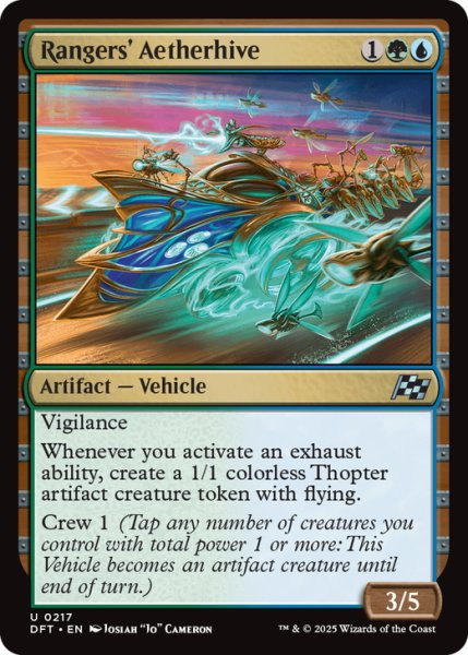 画像1: 【ENG】レインジャーズの霊気蜂巣/Rangers' Aetherhive [MTG_DFT_0217_U] (1)