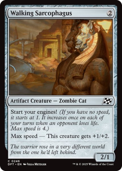 画像1: 【ENG】歩く石棺/Walking Sarcophagus [MTG_DFT_0246_C] (1)